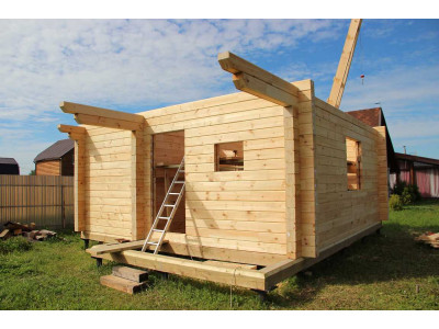 Как построить недорогую баню своими руками