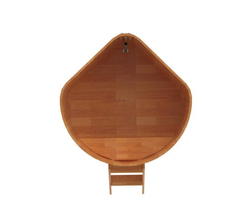 Купель угловая, сращенные ламели из лиственницы, 1.37x1.37 H1