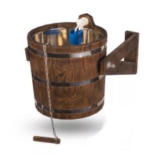 Обливное устройство из дуба в масле с нержавеющей вставке 20 л
