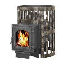 Дровяная печь ВЕЗУВИЙ ЛЕГЕНДА КОВКА 16 (270)