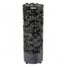 Электрическая печь Harvia Cilindro PC70 Black Steel, встроенный пульт в комплекте