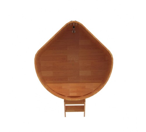 Купель угловая, сращенные ламели из лиственницы, 1.37x1.37 H1.1