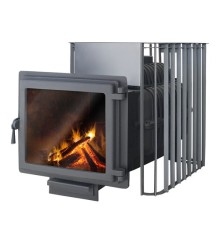 Печь для бани ЭТНА Магма 18 (Панорама)