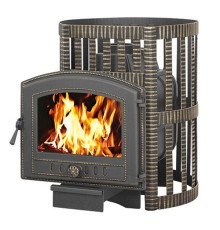 Дровяная печь ВЕЗУВИЙ ЛЕГЕНДА КОВКА 16 (224)