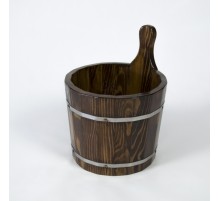 Ушат для бани BentWood из мореной лиственницы 5 литров