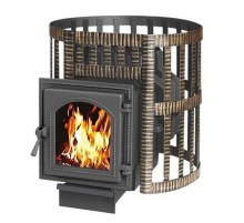 Дровяная печь ВЕЗУВИЙ ЛЕГЕНДА КОВКА 22 (270)