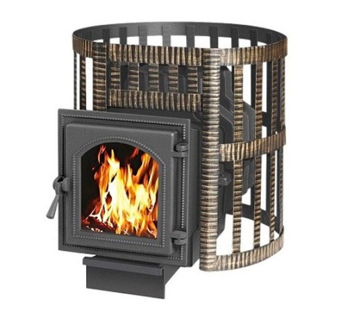 Дровяная печь ВЕЗУВИЙ ЛЕГЕНДА КОВКА 22 (270)
