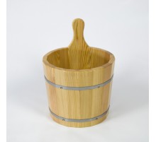 Ушат для бани BentWood из натуральной лиственницы 5 литров