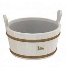 Кадушка деревянная с пласт. вст. 9л. Sawo 300-TA (осина)