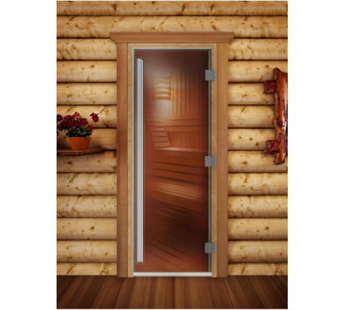 Дверь DoorWood Престиж 1900x700 мм (бронза матовая)