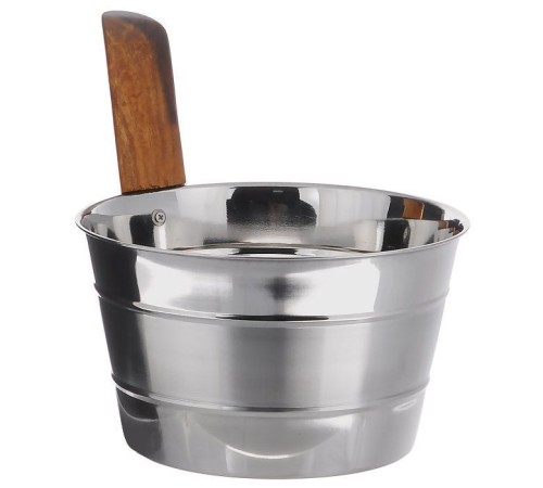 Ушат для бани из нержавейки 5 л