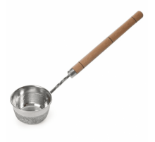 Алюминий черпак STANDART 0,25л, ручка бук