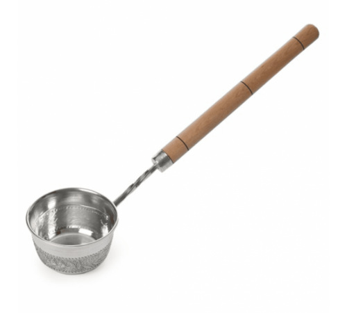 Алюминий черпак STANDART 0,25л, ручка бук