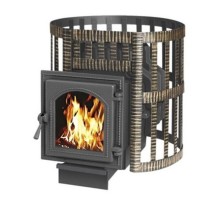 Дровяная печь ВЕЗУВИЙ ЛЕГЕНДА КОВКА 28 (270)