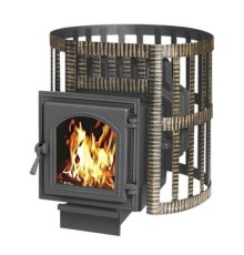 Дровяная печь ВЕЗУВИЙ ЛЕГЕНДА КОВКА 28 (270)