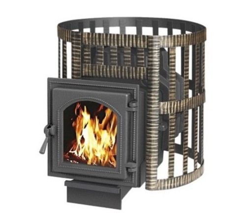 Дровяная печь ВЕЗУВИЙ ЛЕГЕНДА КОВКА 28 (270)