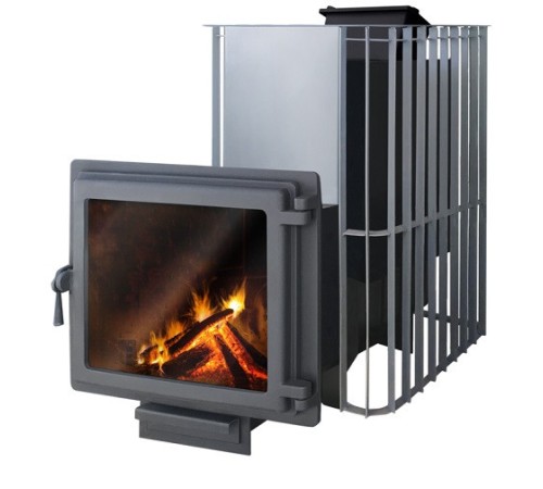 Печь для бани ЭТНА Шторм 18 (Панорама)