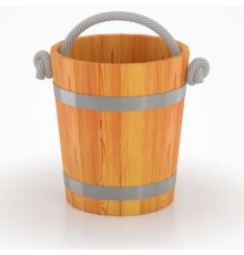 Ведро лиственница натуральная