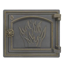 Печная дверца Везувий ДТ-3 (бронза)