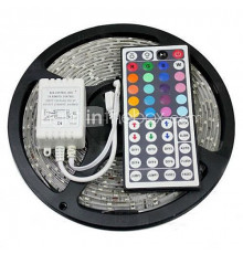 Светодиодная лента RGB LUX, IP67 (комплект) 5м