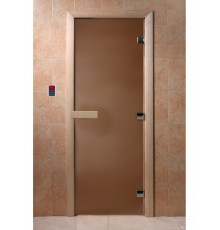 Дверь DoorWood "Теплая ночь" 2100х800 мм (матовое, бронза)