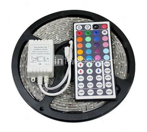 Светодиодная лента RGB LUX, IP67 (комплект) 15м