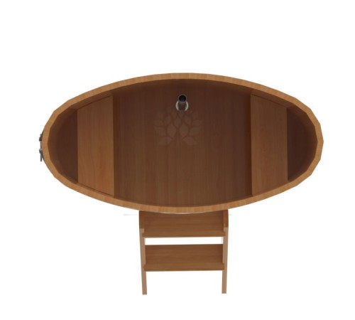 Купель овальная, лиственница 0.59x1.06