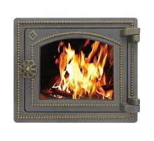 Печная дверца Везувий ДТ-3С (бронза)