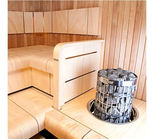 Электрическая печь Harvia Cilindro PC70XE Steel, пульт в комплекте