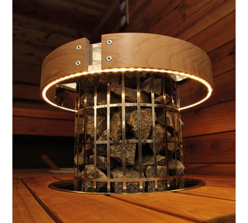 Электрическая печь Harvia Cilindro PC70XE Steel, пульт в комплекте