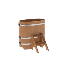 Купель овальная, дуб 0.59x1.06