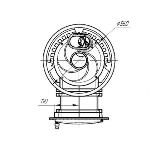 Печь банная Атмосфера М сетка
