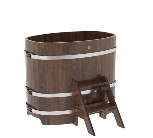 Купель овальная, лиственница 0.76x1.16