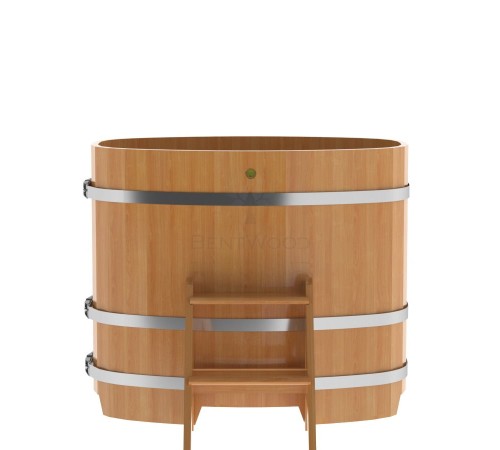 Купель овальная, лиственница 0.76x1.16