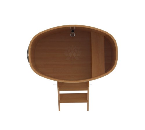 Купель овальная, лиственница 0.76x1.16