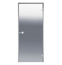 Дверь стеклянная Harvia Alu 7х19 стекло сатин