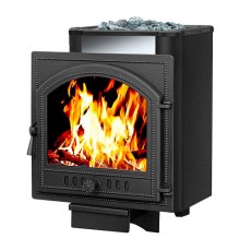Дровяная печь ВЕЗУВИЙ РУСИЧЪ АНТРАЦИТ 16 (205)