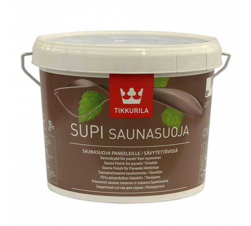 Защитная пропитка для саун Tikkurila Supi Saunasuoja 2.7 л.