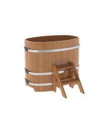 Купель овальная, дуб 0.76x1.16