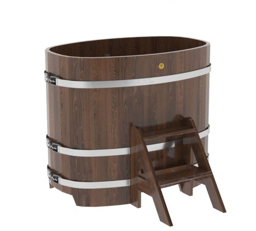 Купель овальная, дуб 0.76x1.16