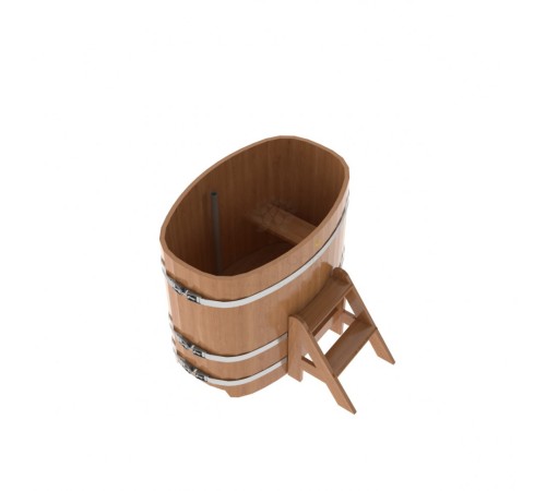 Купель овальная, дуб 0.76x1.16