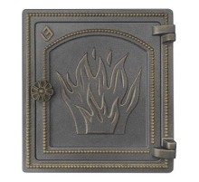 Печная дверца Везувий ДТ-4 (бронза)