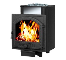 Дровяная печь ВЕЗУВИЙ РУСИЧЪ АНТРАЦИТ 22 (205)