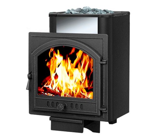 Дровяная печь ВЕЗУВИЙ РУСИЧЪ АНТРАЦИТ 22 (205)