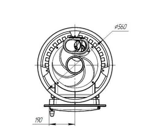 Печь банная Атмосфера М КТТ сетка