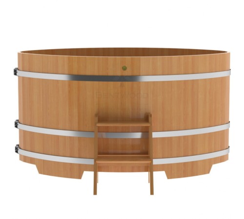 Купель овальная, лиственница 0.69x1.31