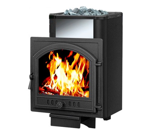 Дровяная печь ВЕЗУВИЙ РУСИЧЪ АНТРАЦИТ 28 (205) 2016