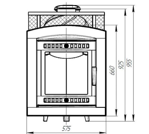 Печь банная Атмосфера L сетка