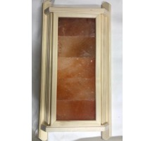 Абажур c гималайской солью для бани 5 плиток (липа)