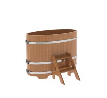 Купель овальная, дуб 0.69x1.31